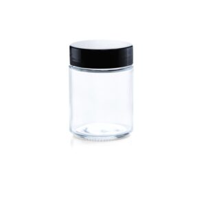 GLASS STORAGE JAR 180ML